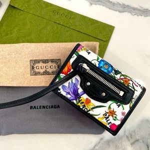 Gucci x Balenciaga Hacker Project neo classic wallet White Flora